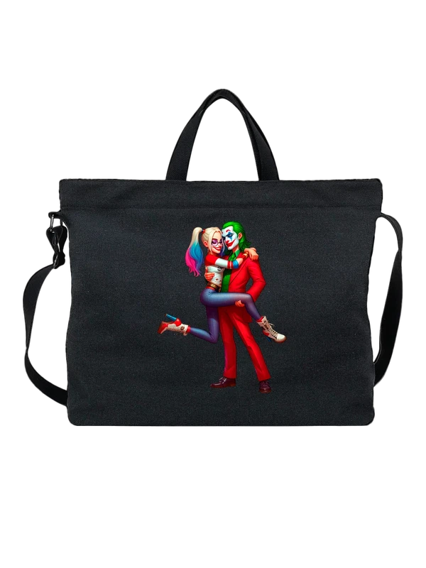 Сумка Джокер Joker Харли Квинн Harley Quinn — Чёрная, фото 1