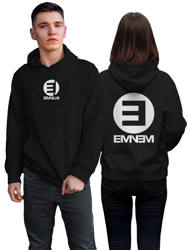 Худи Eminem Эминем логотип — Чёрная, фото 1