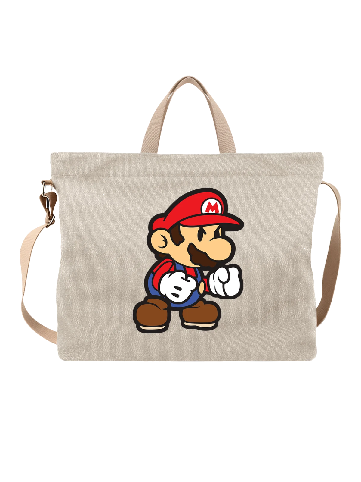 Сумка Супер Марио Super Mario белая с принтом — платформер — Белая, фото 1