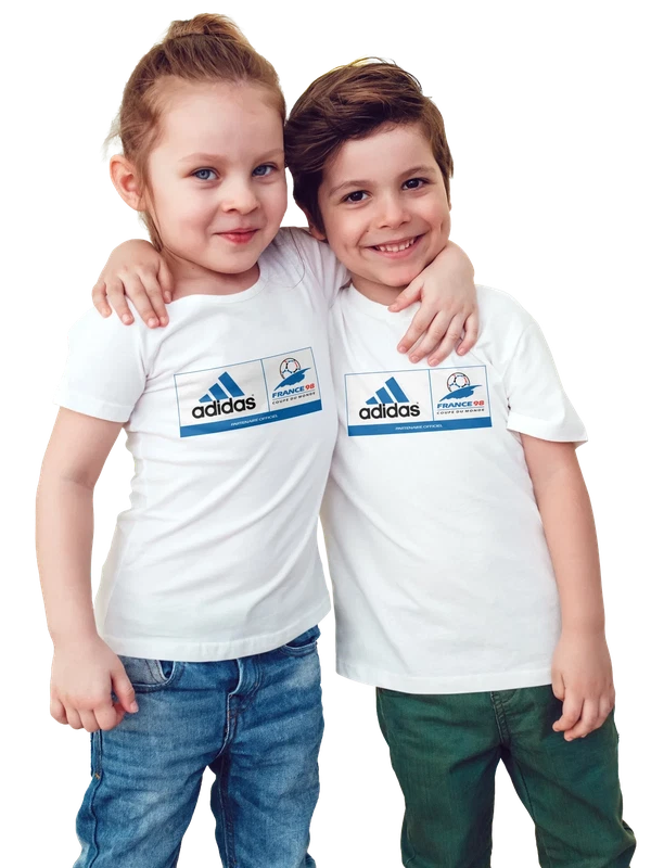 Футболка Adidas — Белая, фото 1