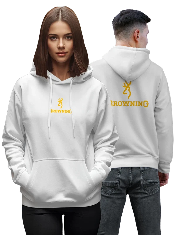 Худи Browning — Белая, фото 1