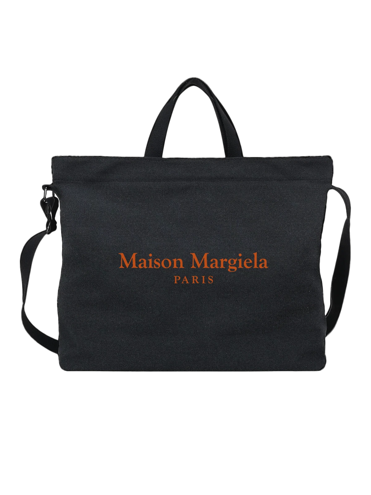 Сумка Maison Margiela чёрная с принтом — парижский стиль — Чёрная, фото 1