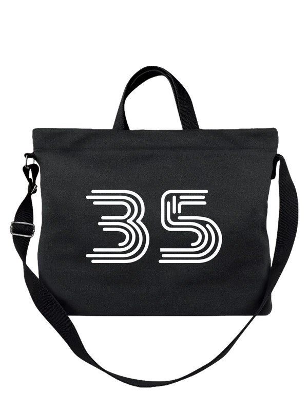 Сумка цифра 35 тридцать пять — Чёрная, фото 1