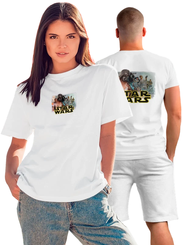 Футболка Звездные войны Star Wars — Белая, фото 1