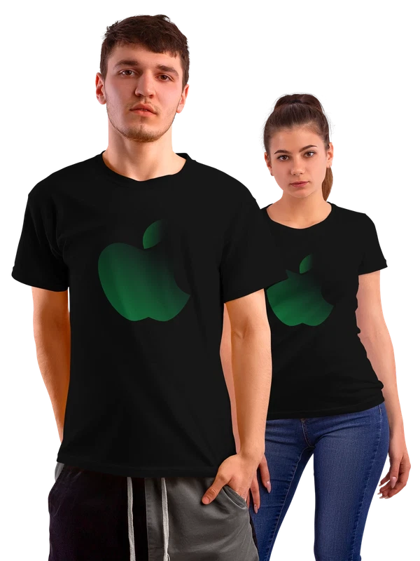 Футболка Apple — Чёрная, фото 1