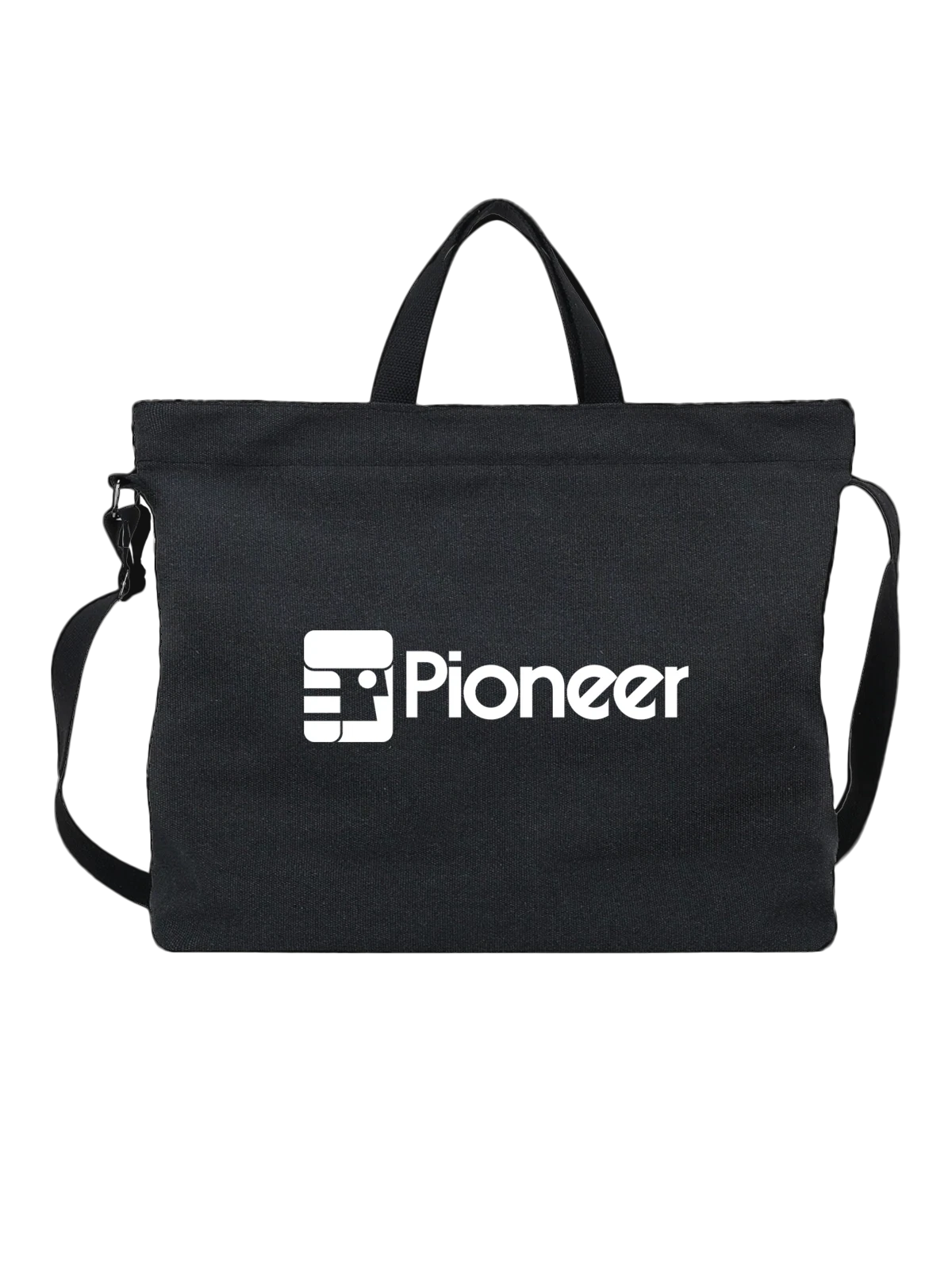Сумка Pioneer чёрная с принтом — диджейское оборудование — Чёрная, фото 1