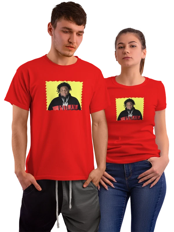Футболка Музыка Rod Wave American rapper — Красная, фото 1