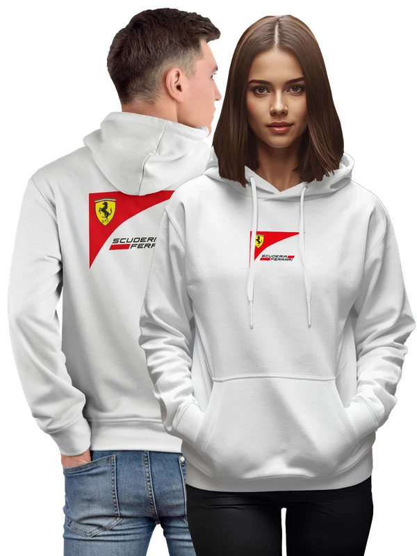 Худи Ferrari — Белая, фото 1