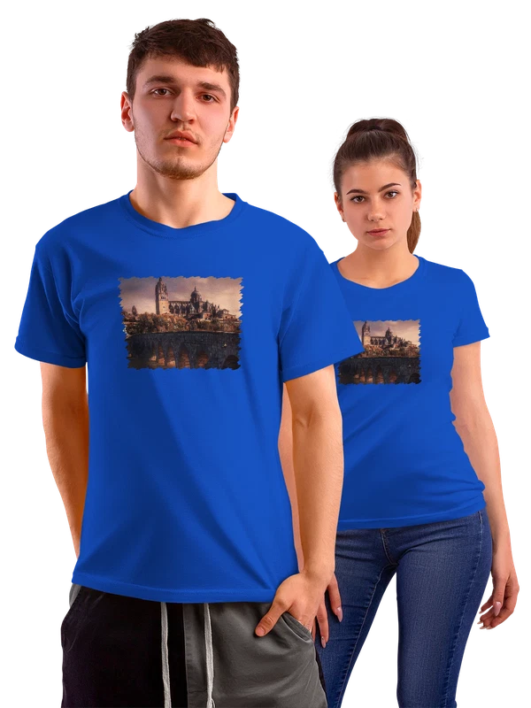 Футболка Город Пуэнте мэр дель Тормес — Синяя, фото 1