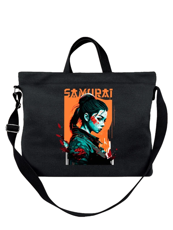 Сумка аниме samurai — Чёрная, фото 1
