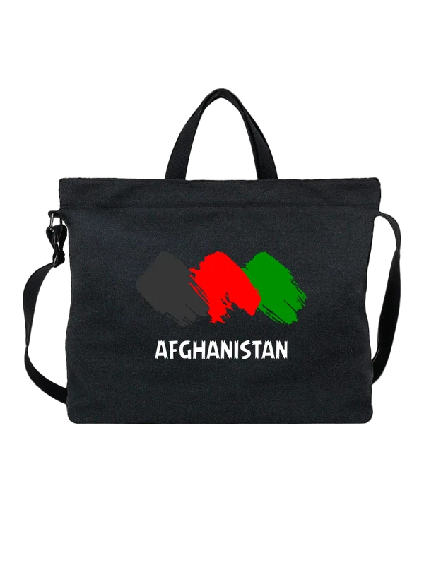 Сумка флаг Афганистана Afghanistan — Чёрная, фото 1