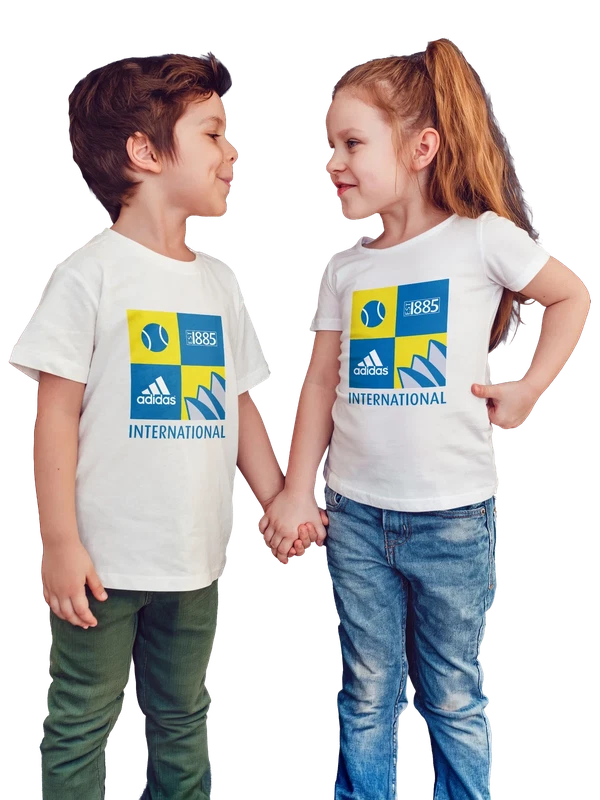 Футболка Adidas — Белая, фото 1