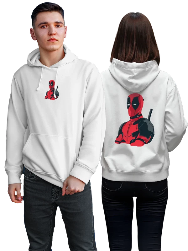 Худи Дэдпул Deadpool арт — Белая, фото 1