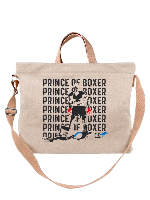 Сумка Мухаммед Али prince of boxer — Белая, фото 1