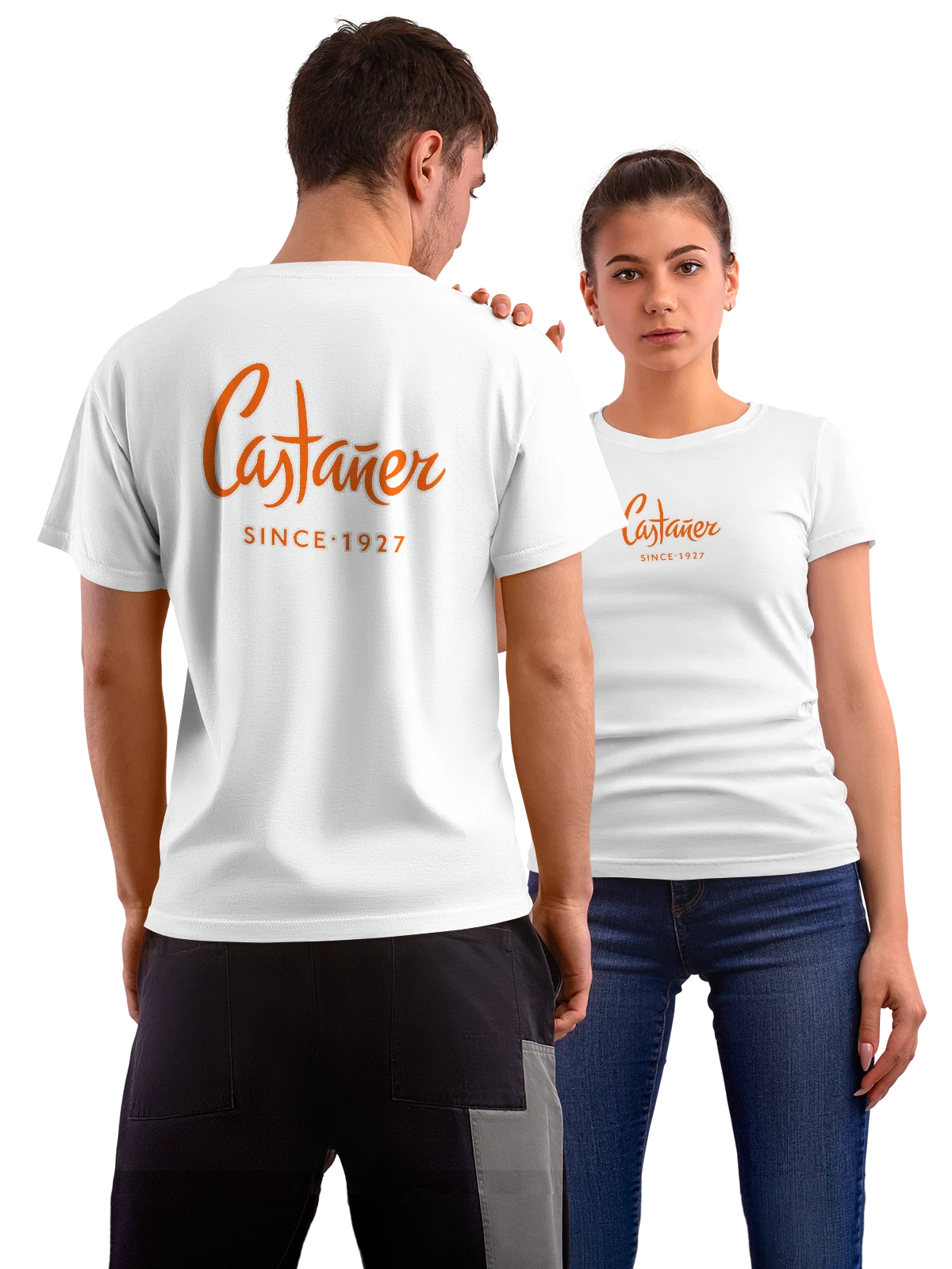 Футболка Castaner белая с принтом на спине — средиземноморский стиль — Белая, фото 1