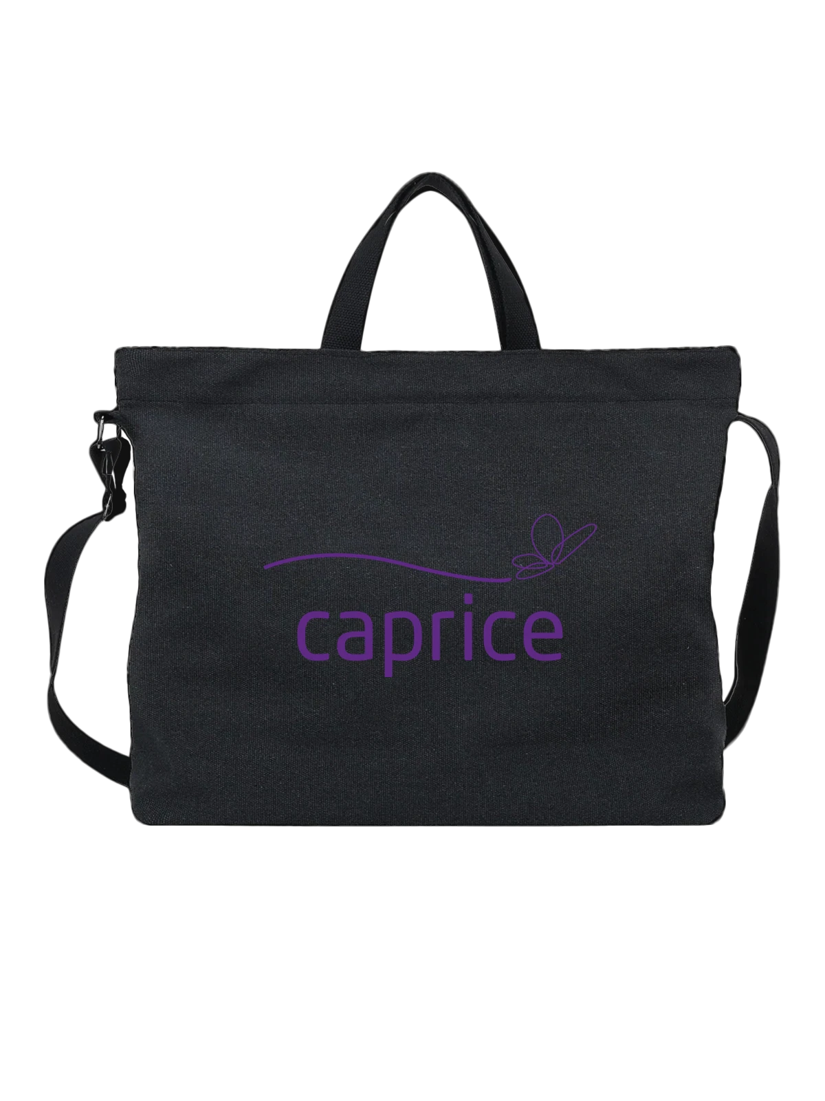 Сумка Caprice чёрная с принтом — женские туфли и ботинки — Чёрная, фото 1