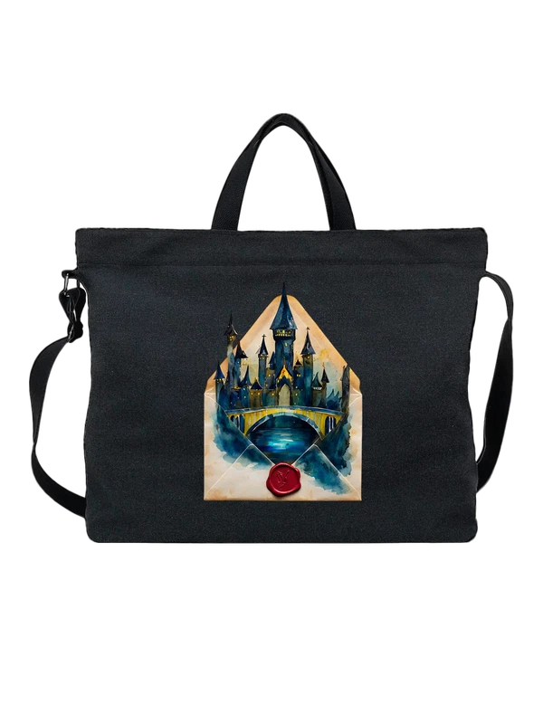 Сумка с Хогвартсом Гарри Поттер Harry Potter — Чёрная, фото 1