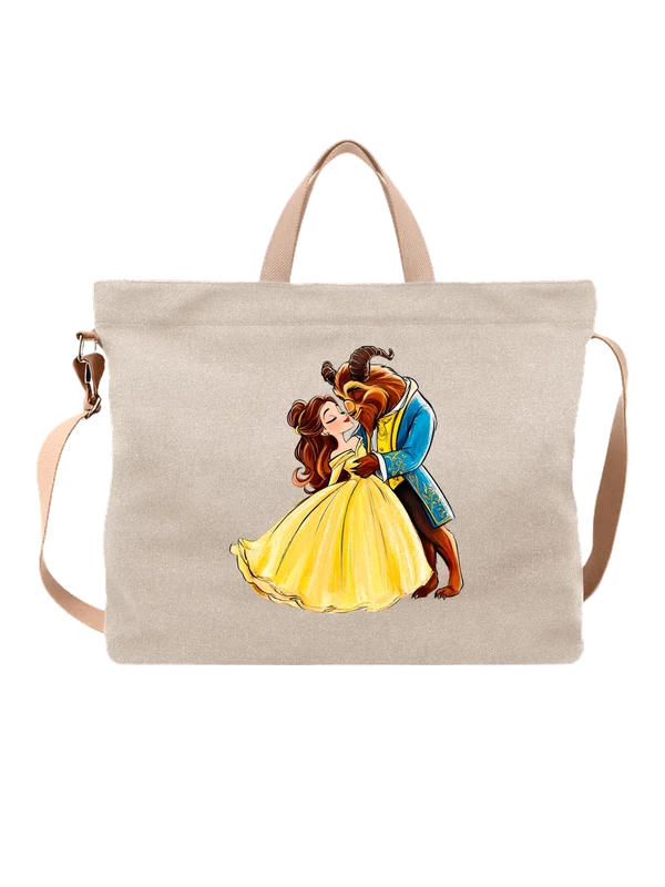 Сумка Красавица и чудовище Beauty and the Beast — Белая, фото 1