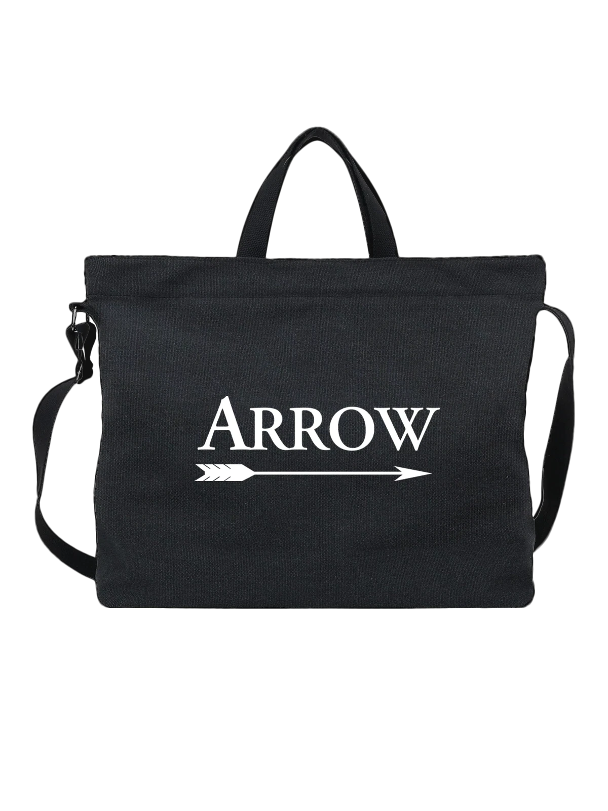 Сумка Arrow чёрная с принтом — мотоциклетный тюнинг — Чёрная, фото 1
