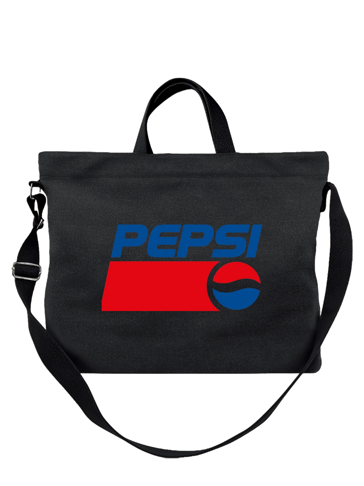 Сумка Pepsi чёрная с принтом — ретро реклама — Чёрная, фото 1