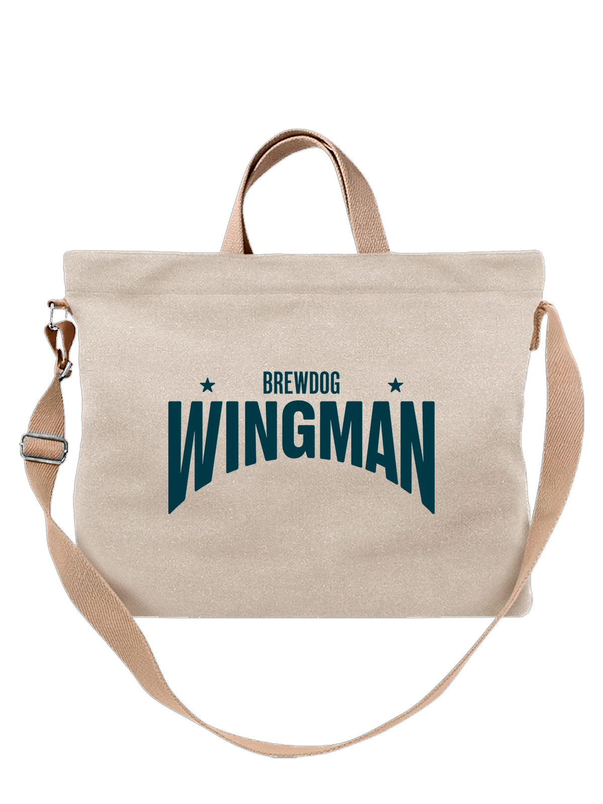 Сумка Wingman белая с принтом — пилотская тематика — Белая, фото 1