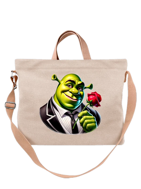 Сумка Шрек Shrek с розой — Белая, фото 1