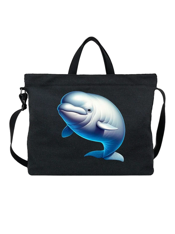 Сумка с белухой — Чёрная, фото 1