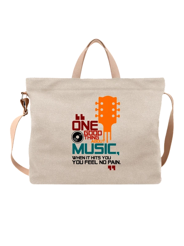 Сумка с гитарой music — Белая, фото 1