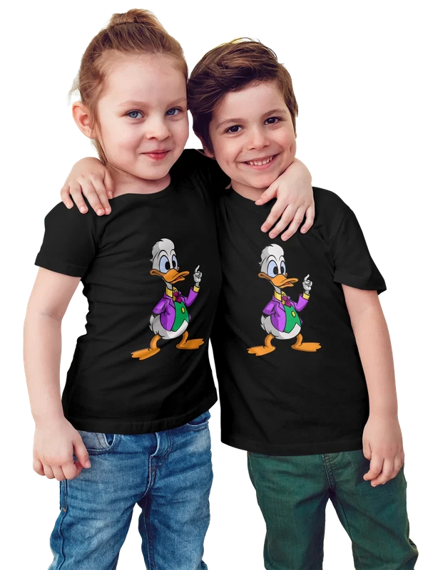 Футболка Дональд Дак Утиные истории DuckTales — Чёрная, фото 1