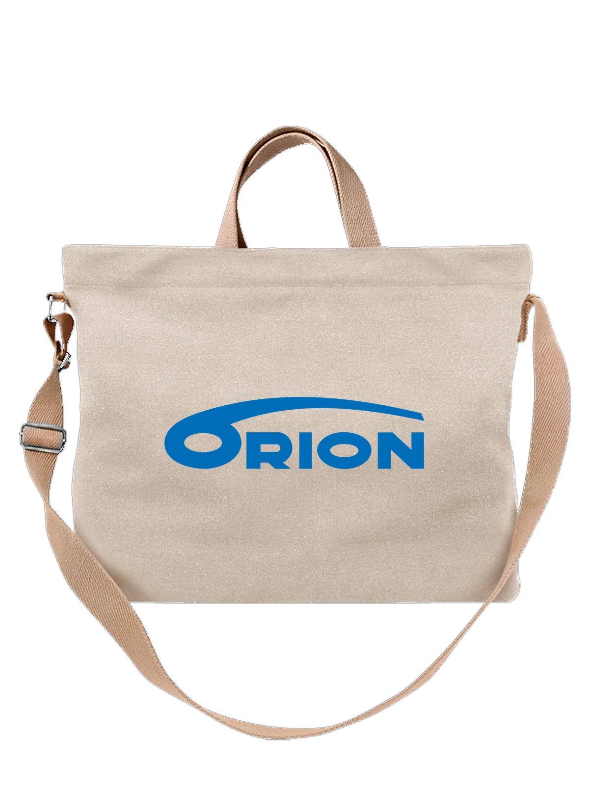 Сумка Orion белая с принтом — современная айдентика — Белая, фото 1