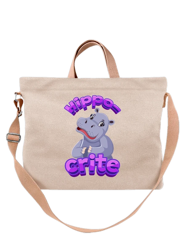 Сумка бегемот hippo crite — Белая, фото 1
