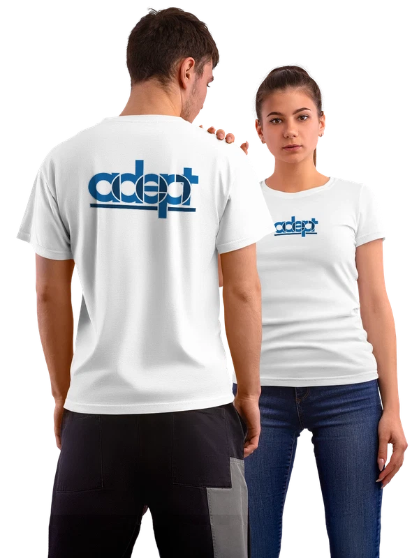 Футболка Adept — Белая, фото 1