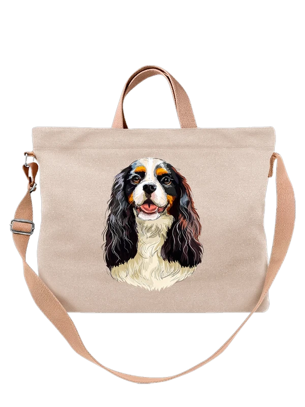 Сумка кавалер кинг чарльз спаниель — Белая, фото 1