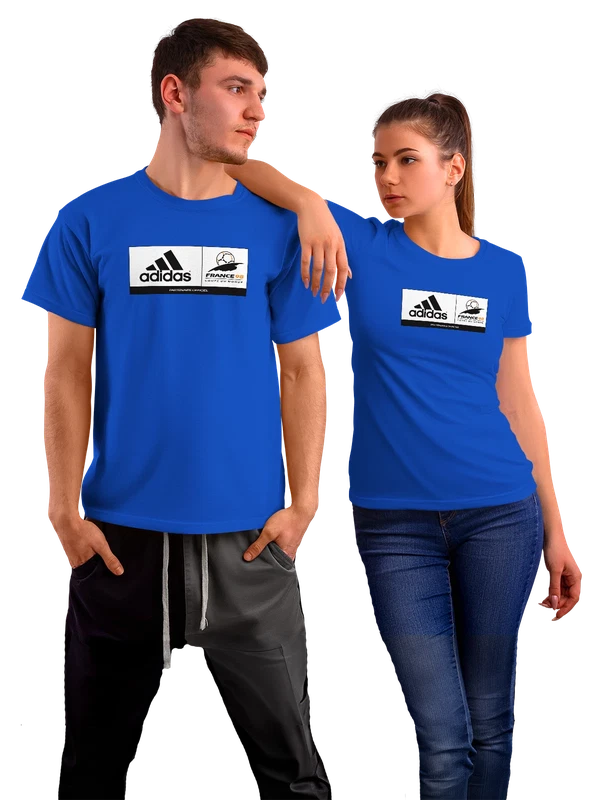 Футболка Adidas — Синяя, фото 1