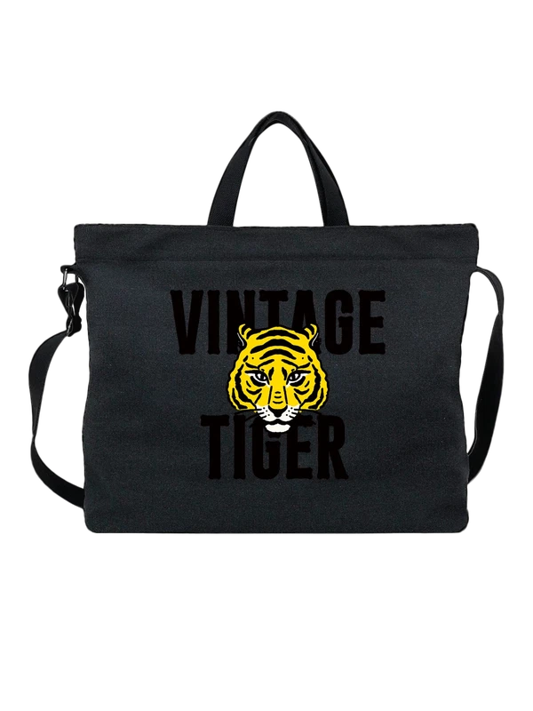 Сумка тигр vintage tiger — Чёрная, фото 1