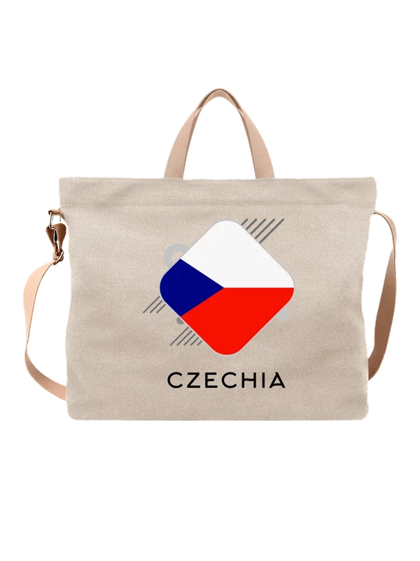 Сумка флаг Чехии Czechia — Белая, фото 1
