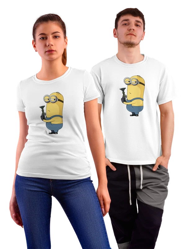 Футболка с Миньоном Minions — Белая, фото 1