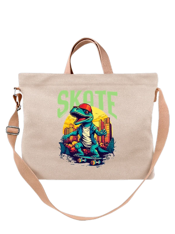 Сумка динозавр skate — Белая, фото 1