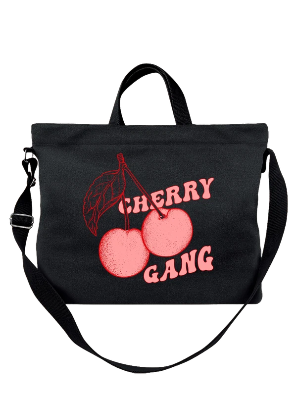 Сумка вишня cherry gang — Чёрная, фото 1