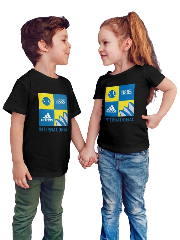 Футболка Adidas — Чёрная, фото 1