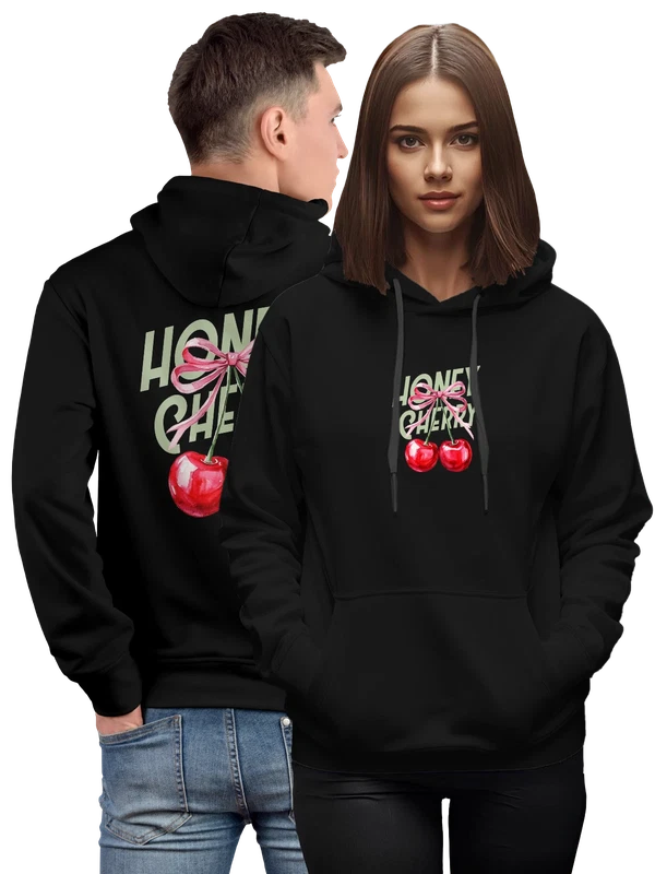 Худи вишня honey cherry — Чёрная, фото 1