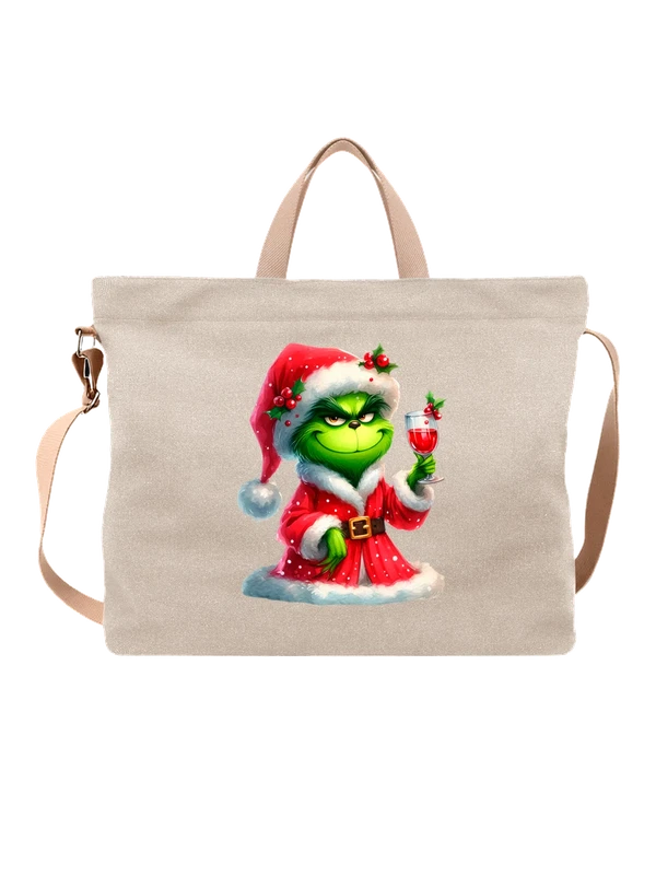 Сумка Гринч Grinch в колпаке — Белая, фото 1