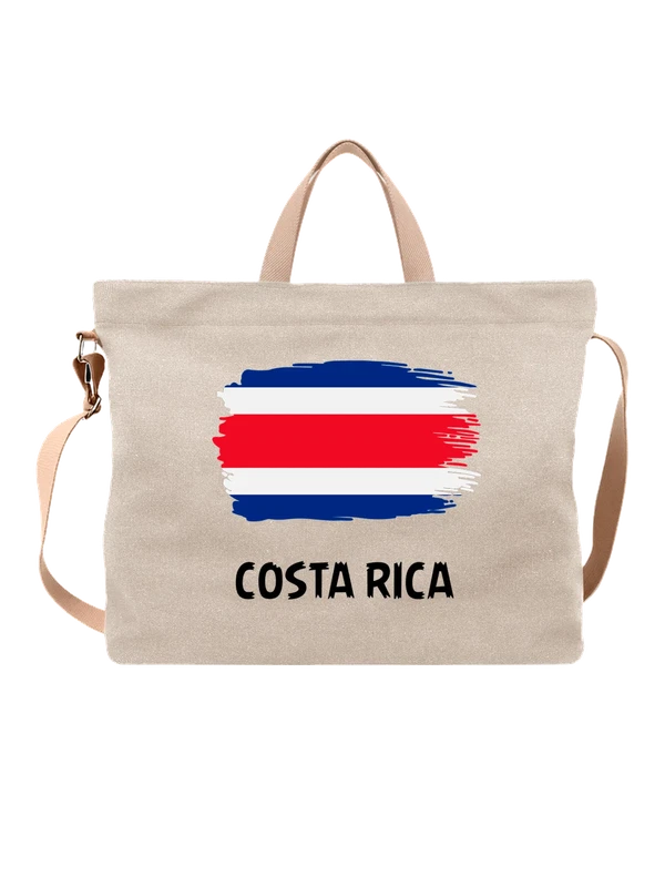 Сумка с флагом Коста Рика Costa Rica — Белая, фото 1