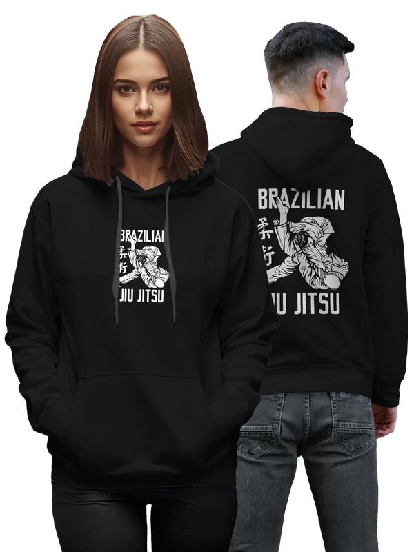 Худи джиу джитсу brazilian jiu jitsu — Чёрная, фото 1
