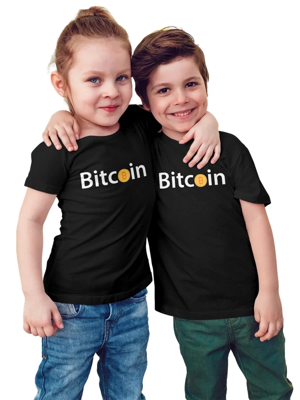 Футболка биткоин bitcoin — Чёрная, фото 1