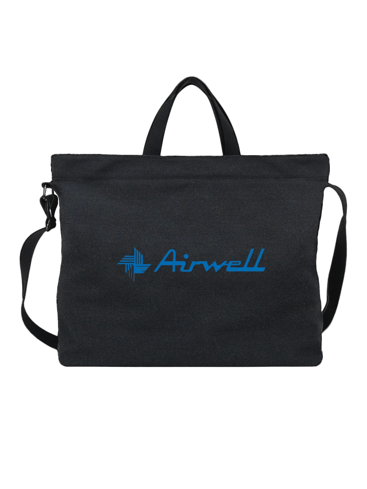 Сумка Airwell чёрная с принтом — комфортный микроклимат — Чёрная, фото 1