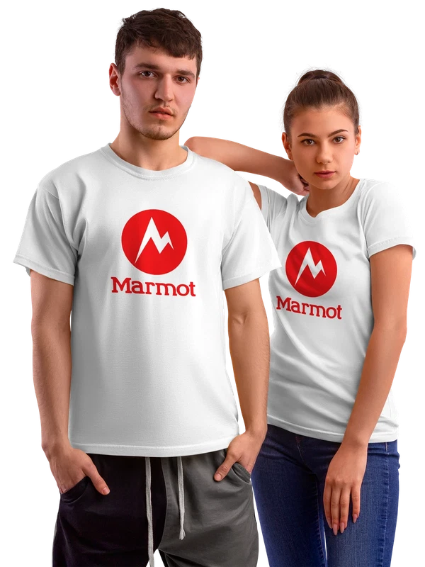 Футболка Marmot — Белая, фото 1
