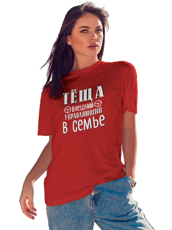 Футболка для тещи — Красная, фото 1