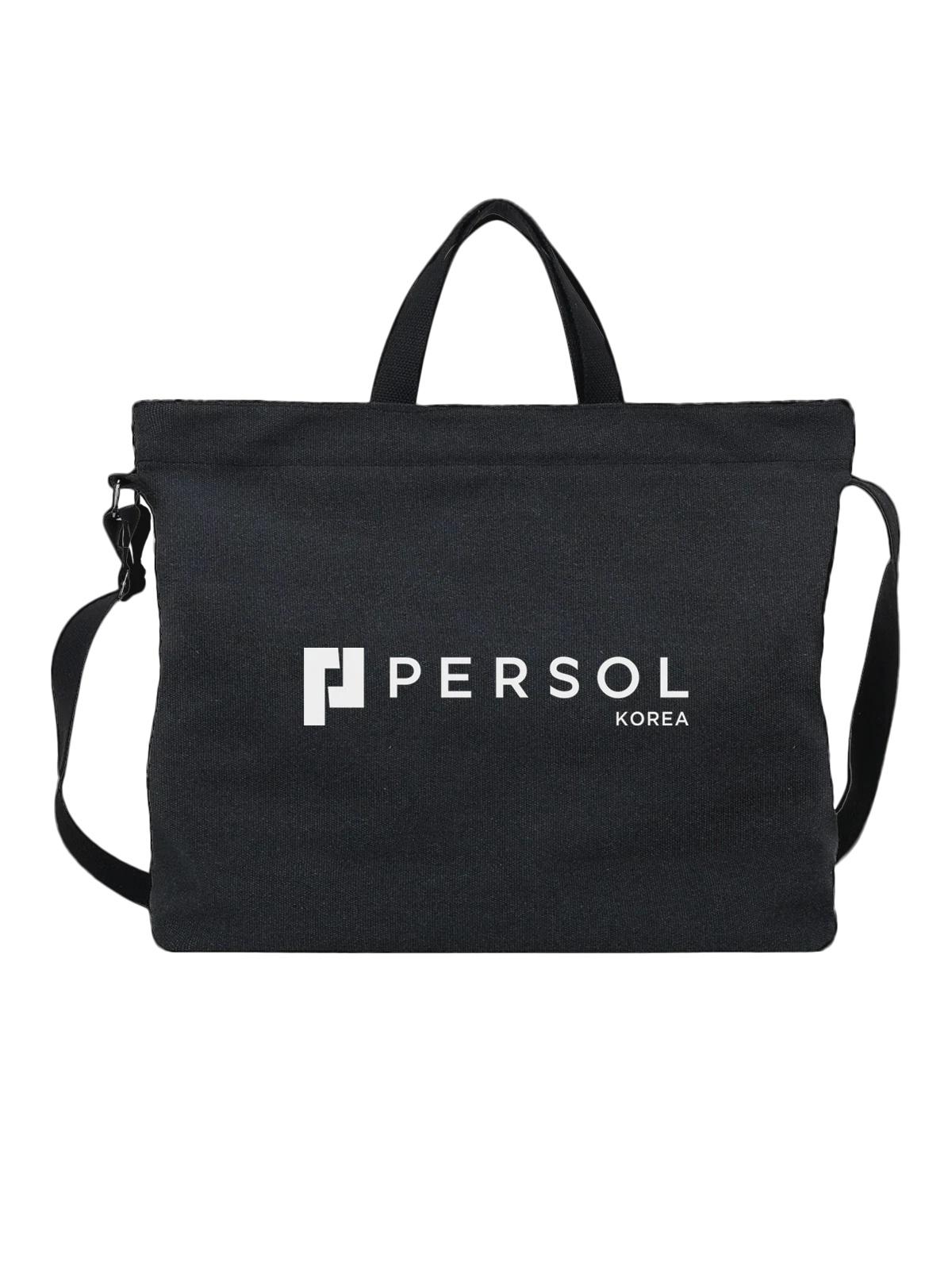 Сумка Persol чёрная с принтом — солнцезащитная оптика — Чёрная, фото 1