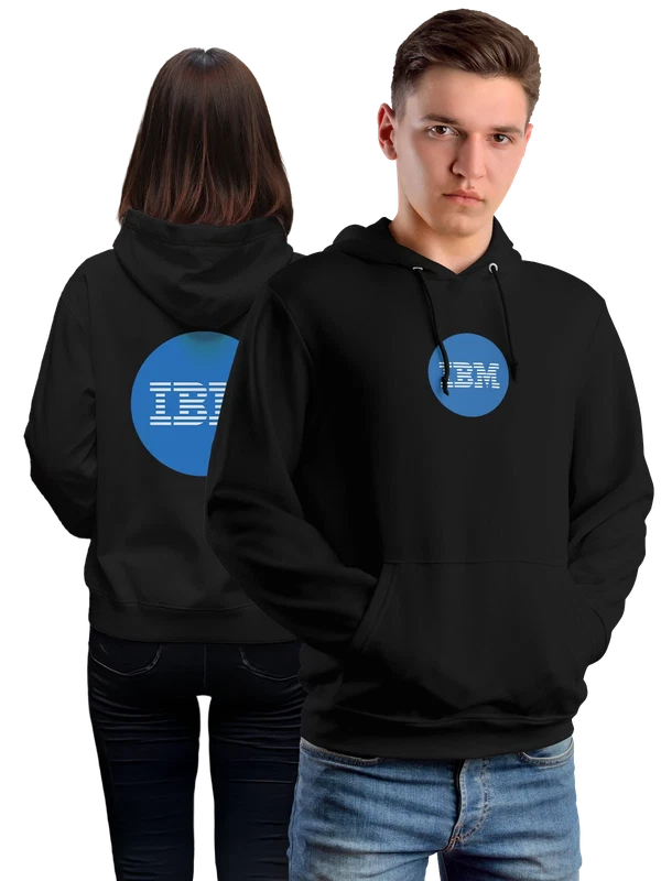 Худи IBM — Чёрная, фото 1